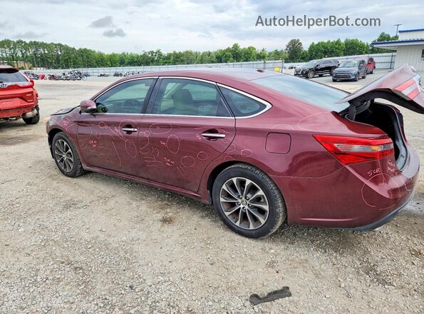 4T1BK1EB6GU201161 2016 TOYOTA AVALON Burgundy Tył lewy