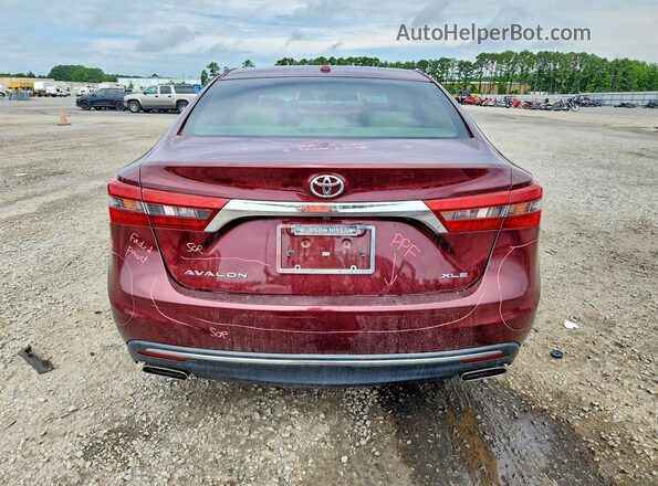 4T1BK1EB6GU201161 2016 TOYOTA AVALON Burgundy Widok z tyłu