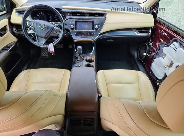 4T1BK1EB6GU201161 2016 TOYOTA AVALON Burgundy Widok deski rozdzielczej
