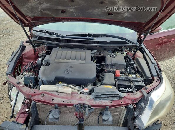4T1BK1EB6GU201161 2016 TOYOTA AVALON Burgundy Widok wnętrza z tyłu