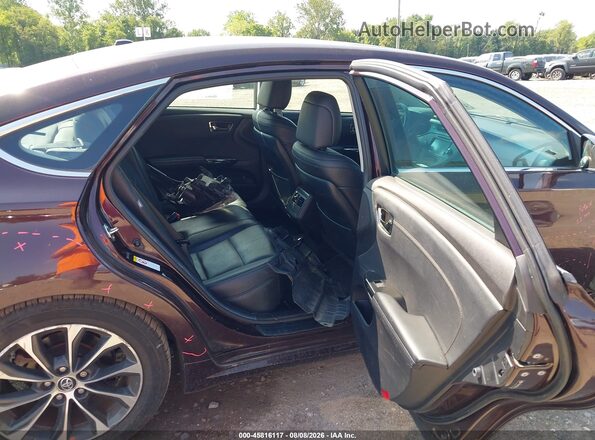 4T1BK1EB6GU202178 2016 TOYOTA AVALON Burgundy Vista de la etiqueta del VIN