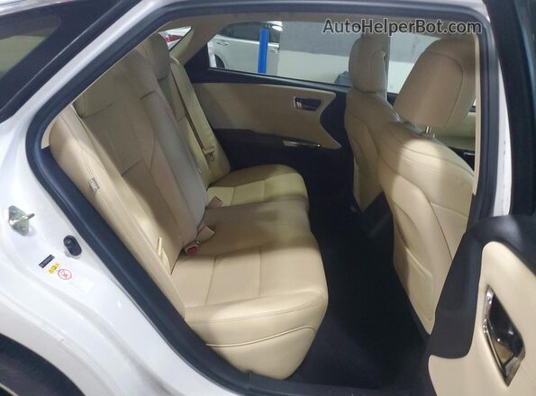 4T1BK1EB6GU225234 2016 TOYOTA AVALON White უკანა სავარძლების ხედი