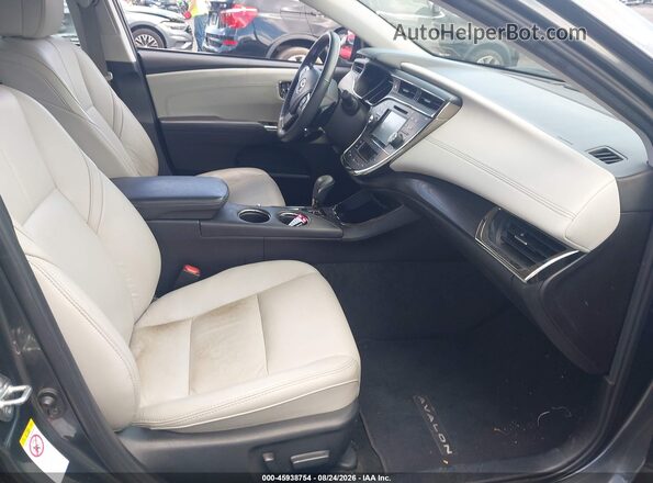 4T1BK1EB6GU237240 2016 TOYOTA AVALON Gray Вид салону спереду