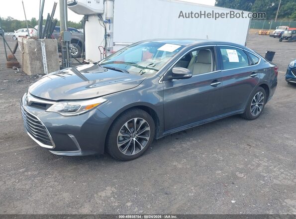 4T1BK1EB6GU237240 2016 TOYOTA AVALON Gray Передня ліва чверть