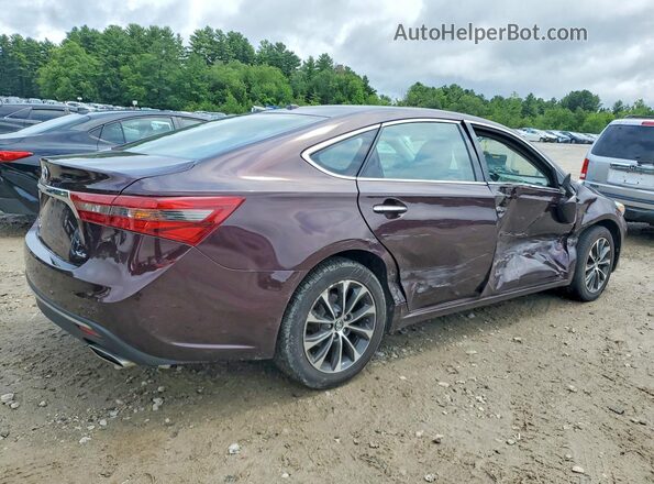 4T1BK1EB6HU257392 2017 TOYOTA AVALON Фиолетовый Задняя правая четверть