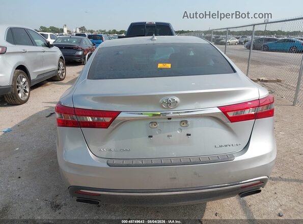 4T1BK1EB7GU224786 2016 TOYOTA AVALON Silver 
