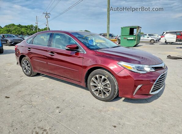 4T1BK1EB7JU269556 2018 TOYOTA AVALON Бордовый Передняя правая четверть
