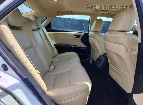 4T1BK1EB8GU208337 2016 TOYOTA AVALON White Հետևի նստատեղերի տեսք