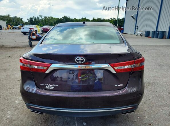 4T1BK1EB8GU216874 2016 TOYOTA AVALON Purple Vista trasera
