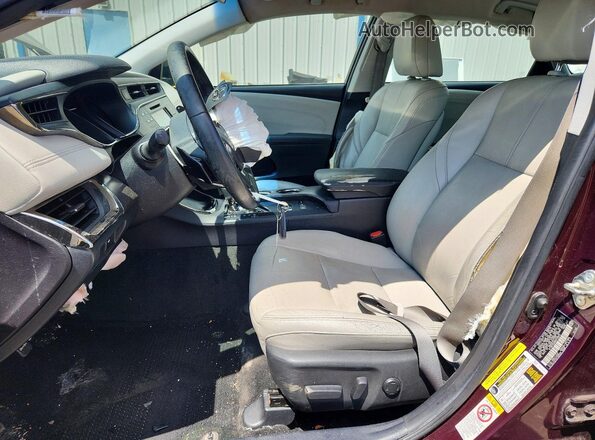 4T1BK1EB8GU216874 2016 TOYOTA AVALON Purple Vista interior delantera