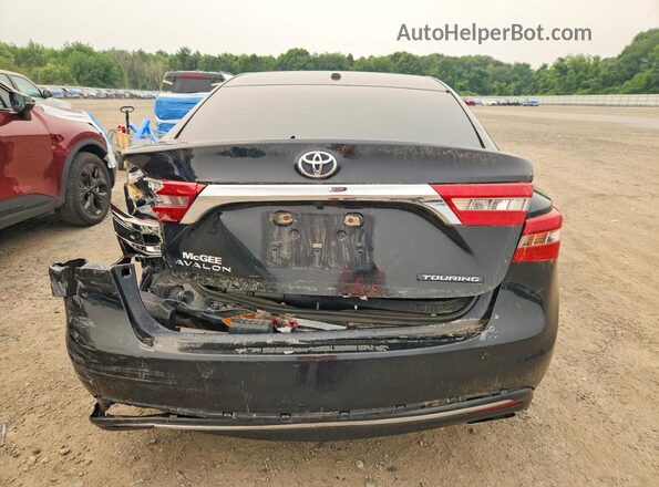 4T1BK1EB8GU237370 2016 TOYOTA AVALON Black Вид ззаду