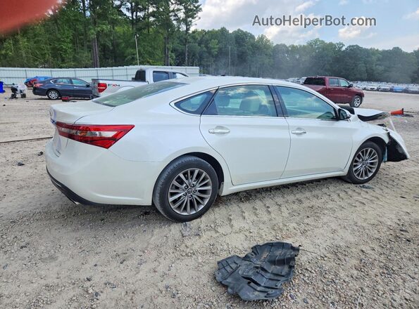4T1BK1EB8HU257765 2017 TOYOTA AVALON White Задня права чверть