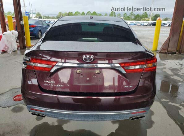 4T1BK1EB8HU259435 2017 TOYOTA AVALON Burgundy Rear view
