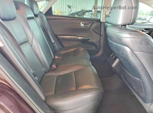 4T1BK1EB8HU259435 2017 TOYOTA AVALON Burgundy Rear seats view