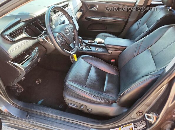 4T1BK1EB8JU282445 2018 TOYOTA AVALON Gray Vista interior delantera
