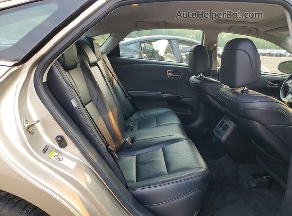 4T1BK1EB9GU200957 2016 TOYOTA AVALON Beige უკანა სავარძლების ხედი