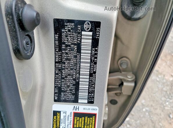 4T1BK1EB9GU200957 2016 TOYOTA AVALON Beige ძრავის განყოფილების ხედი