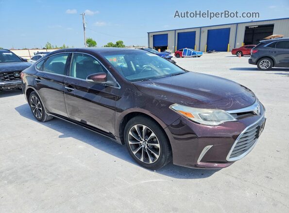 4T1BK1EB9GU236518 2016 TOYOTA AVALON Темно-бордовый Передняя правая четверть