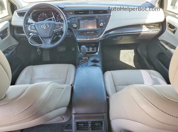 4T1BK1EB9JU269722 2018 TOYOTA AVALON White Вид панелі приладів
