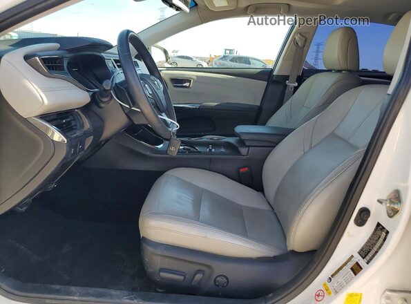 4T1BK1EB9JU269722 2018 TOYOTA AVALON White Вид салону спереду