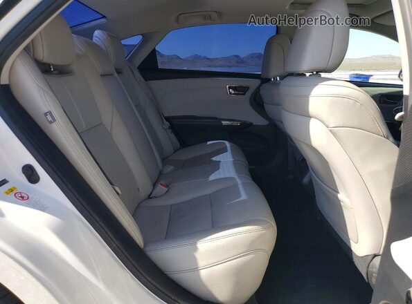 4T1BK1EB9JU269722 2018 TOYOTA AVALON White Вид задніх сидінь