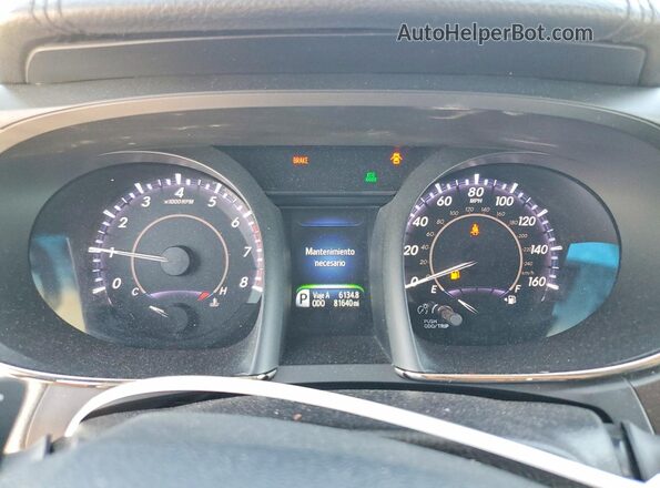 4T1BK1EB9JU269722 2018 TOYOTA AVALON White Вид щитка приладів