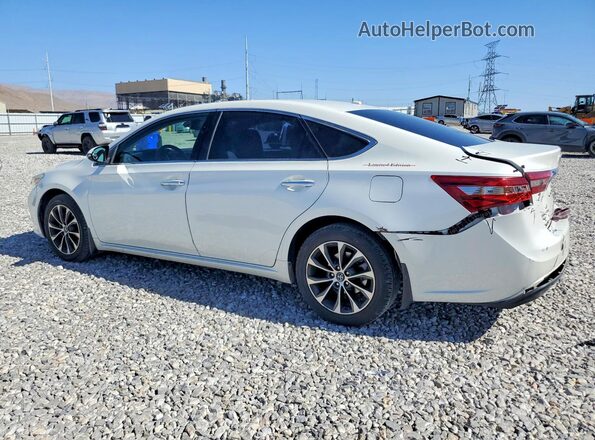 4T1BK1EB9JU269722 2018 TOYOTA AVALON White Задня ліва чверть