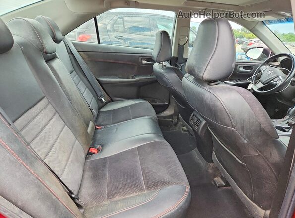 4T1BK1FK4GU575136 2016 TOYOTA CAMRY Red Հետևի նստատեղերի տեսք
