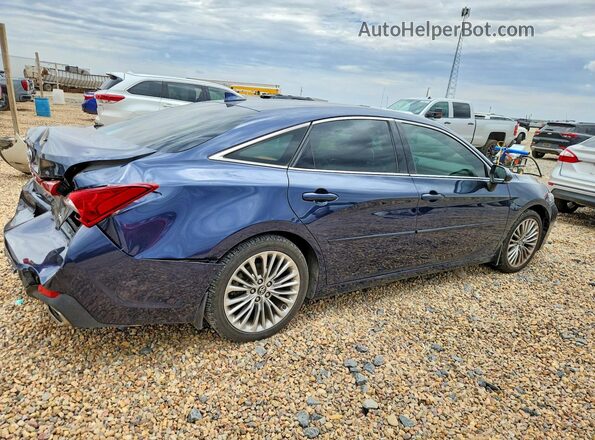 4T1BZ1FB1KU020665 2019 TOYOTA AVALON Синий Задняя правая четверть