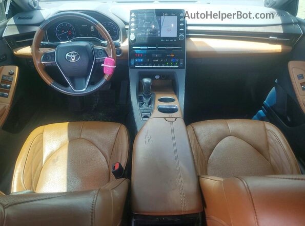 4T1BZ1FB5KU017736 2019 TOYOTA AVALON White Dashboard view
