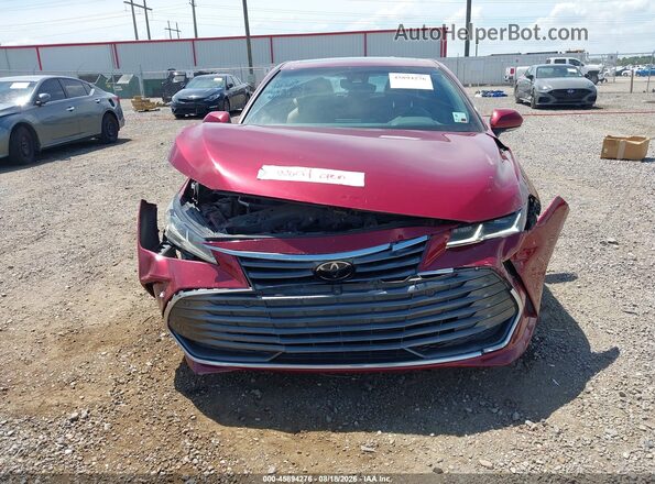 4T1BZ1FB7KU032108 2019 TOYOTA AVALON Red წინა ხედი
