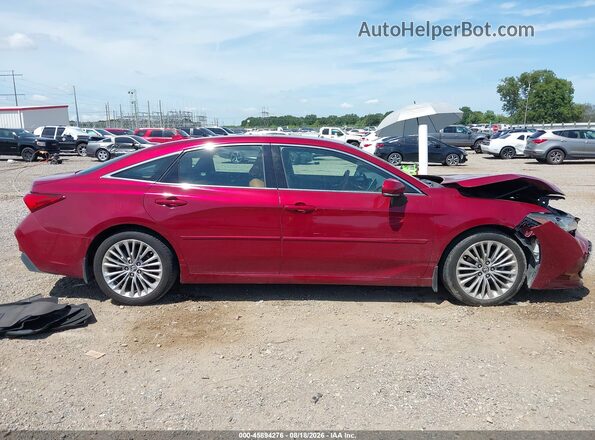 4T1BZ1FB7KU032108 2019 TOYOTA AVALON Red უკანა სალონის ხედი