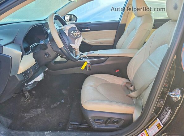 4T1BZ1FB8KU032148 2019 TOYOTA AVALON Black Widok wnętrza z przodu
