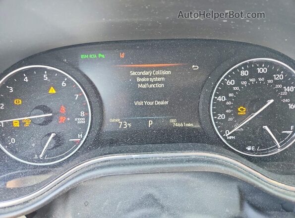 4T1BZ1FB8KU032148 2019 TOYOTA AVALON Black Widok zestawu wskaźników