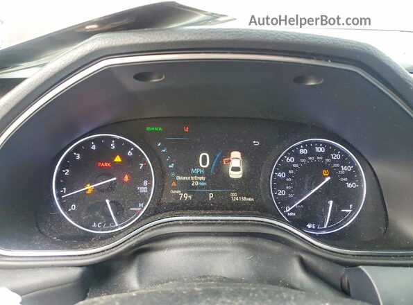 4T1BZ1FBXKU018087 2019 TOYOTA AVALON Красный Вид щитка приборов