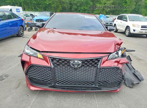 4T1BZ1FBXKU018087 2019 TOYOTA AVALON Красный Вид спереди