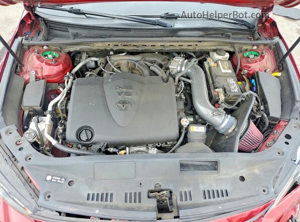 4T1BZ1FBXKU018087 2019 TOYOTA AVALON Красный Вид задней части салона