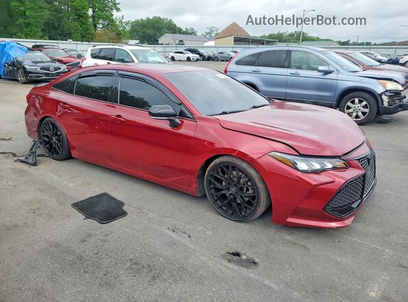 4T1BZ1FBXKU018087 2019 TOYOTA AVALON Красный Передняя правая четверть