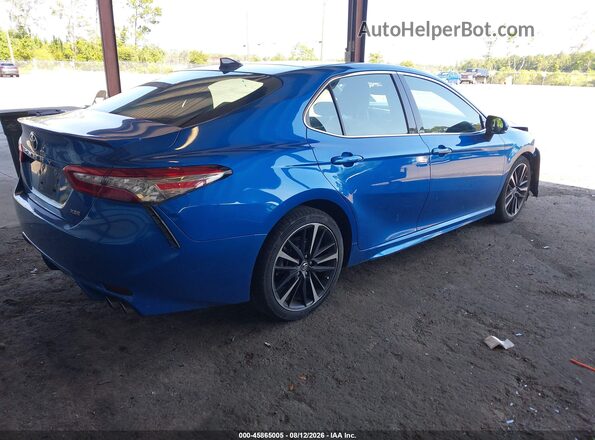 4T1BZ1HK2KU024091 2019 TOYOTA CAMRY Blue Tył prawy
