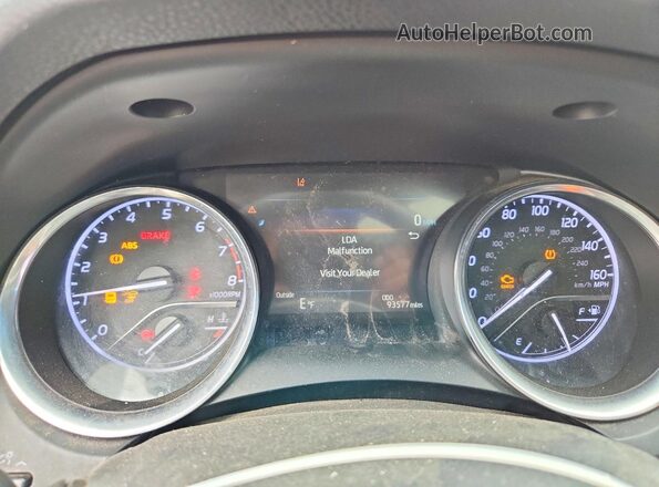 4T1BZ1HK5JU505502 2018 TOYOTA CAMRY Синий Вид щитка приборов