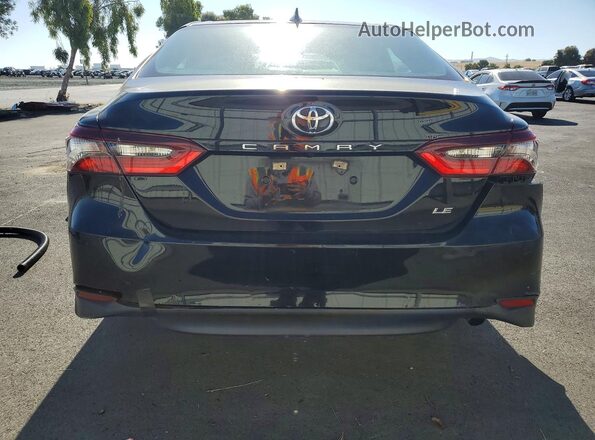 4T1C11AK1MU593331 2021 TOYOTA CAMRY Black უკანა ხედი