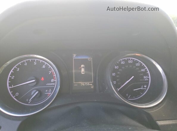 4T1C11AK2LU334829 2020 TOYOTA CAMRY Blue ხელსაწყოთა პანელის ხედი