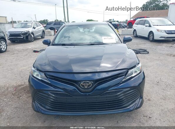 4T1C11AK2LU905283 2020 TOYOTA CAMRY Blue უკანა სალონის ხედი
