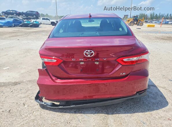 4T1C11AK3LU951785 2020 TOYOTA CAMRY Red უკანა ხედი