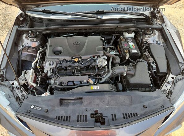 4T1C11AK3MU469366 2021 TOYOTA CAMRY Gray უკანა სალონის ხედი