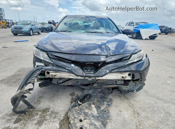 4T1C11AK4LU336937 2020 TOYOTA CAMRY Black Front view