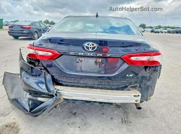 4T1C11AK4LU336937 2020 TOYOTA CAMRY Black Rear view