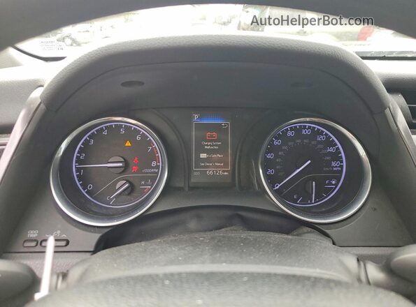 4T1C11AK6LU872451 2020 TOYOTA CAMRY Gray ხელსაწყოთა პანელის ხედი
