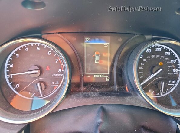 4T1C11AK6LU906887 2020 TOYOTA CAMRY Черный Вид щитка приборов