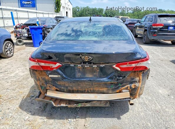 4T1C11AK6LU911135 2020 TOYOTA CAMRY Black Вид ззаду